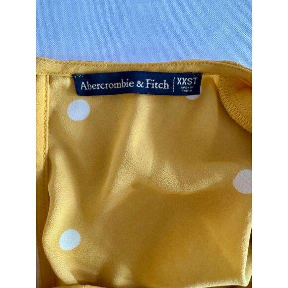 Abercrombie & Fitch Women’s Yellow Mini Dress with Polka Dots – XXS - Picture 4 of 8